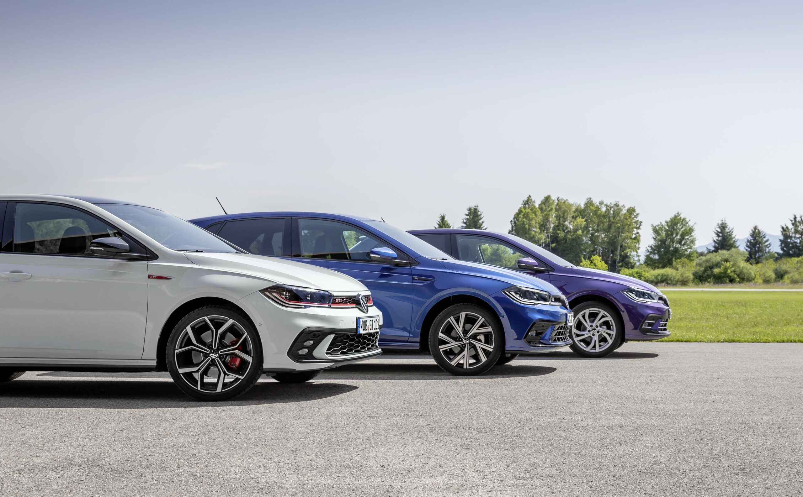 plusieurs modèles volkswagen