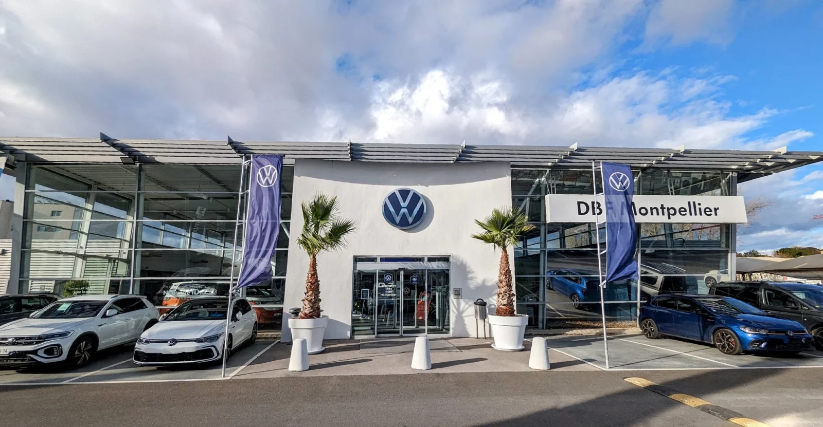 Façade Volkswagen Montpellier Tournezy