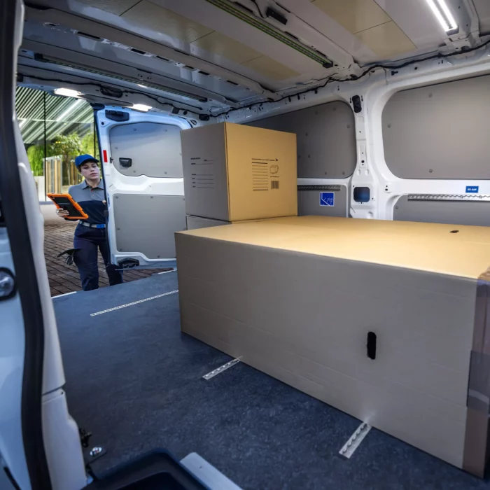 espace chargement transporter